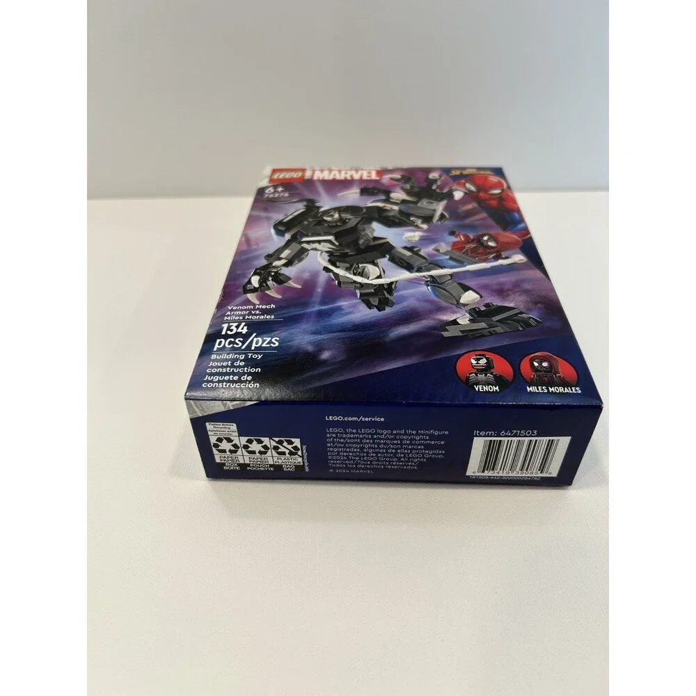 LEGO 76276 Venom Mech Armor vs. Miles Morales New Retired